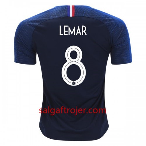 Frankrig Fodboldtrøjer Lemar 8 Hjemmebanesæt VM 2018 Frankrig Fodboldtrøjer Lemar 8 Hjemmebanesæt VM 2018